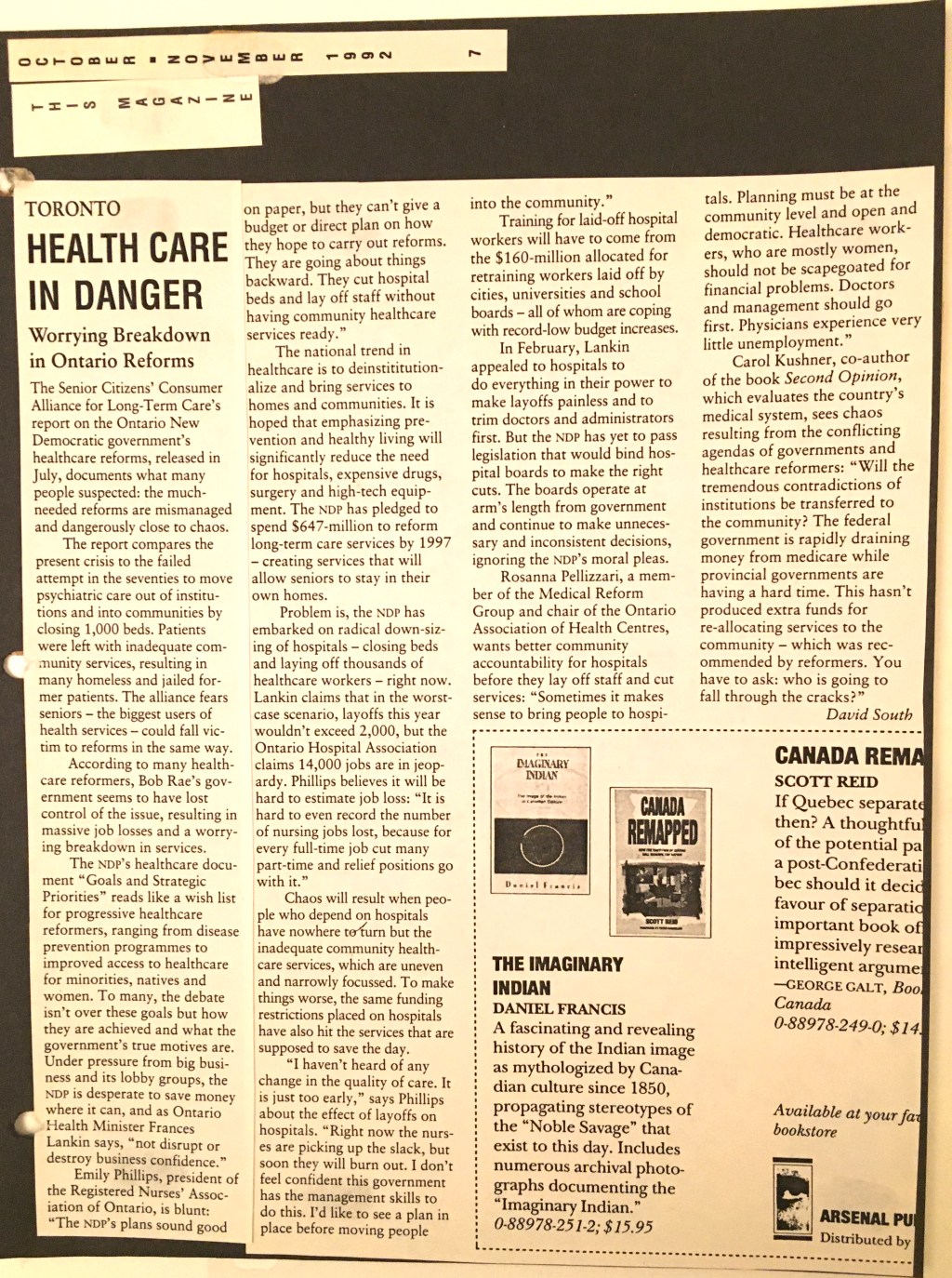 Health Care In Danger