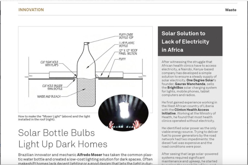 Solar Bottle Bulbs Light Up Dark&nbsp;Homes