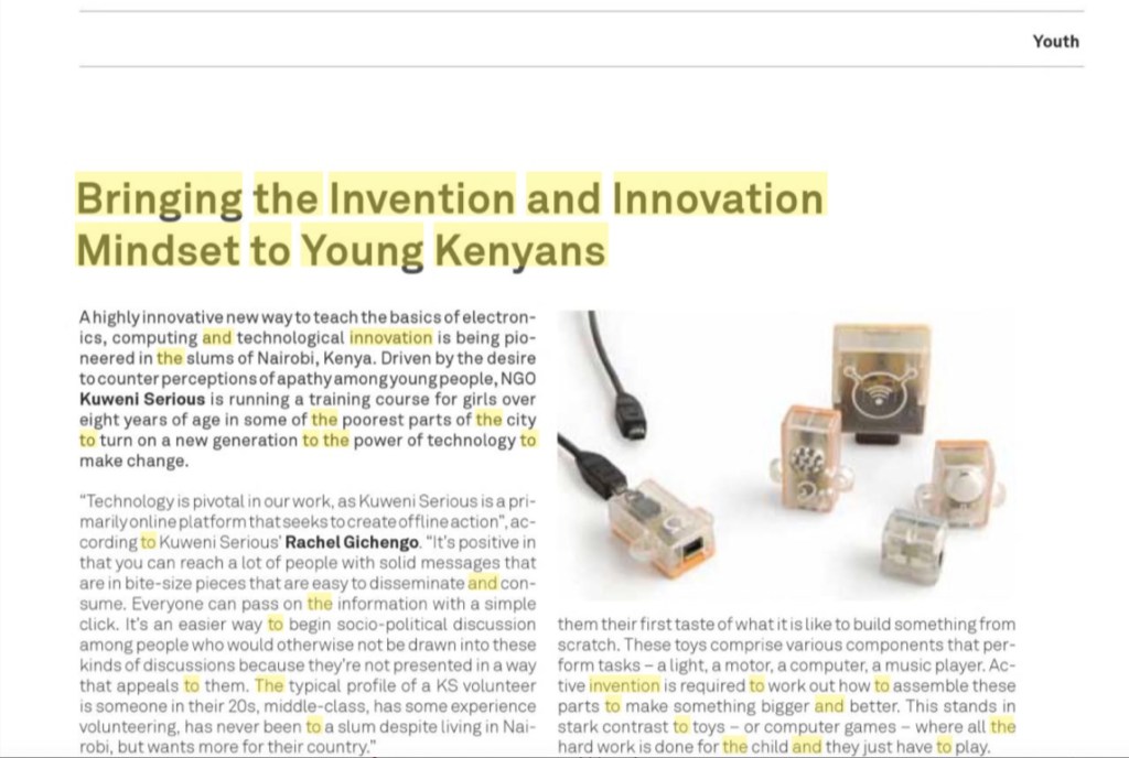 Bringing the Invention and Innovation Mindset to Young&nbsp;Kenyans